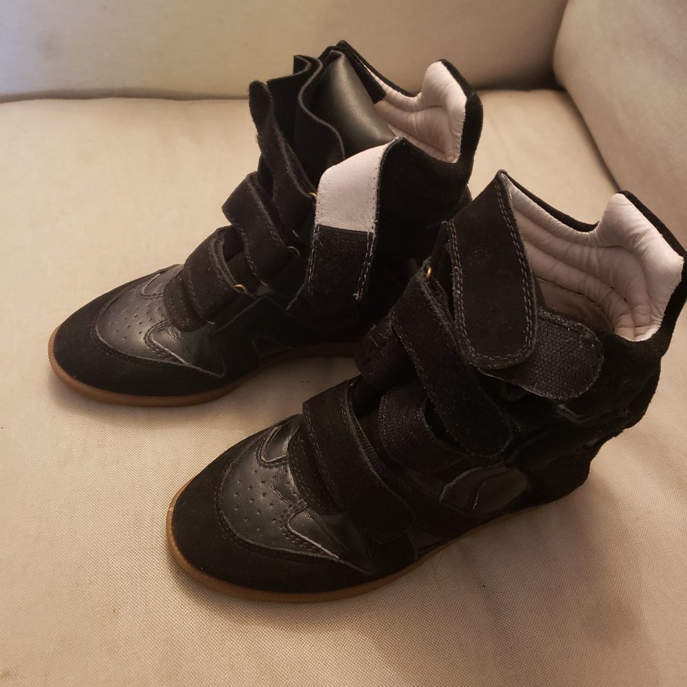 Isabel Marant Bekett leather & suede sneakers (size 38)